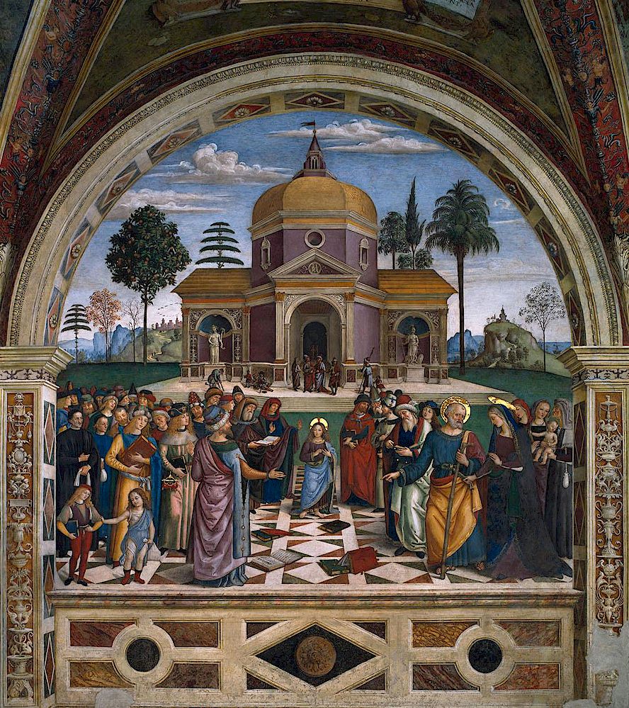 Pintoricchio Dispute with the Doctors Spello