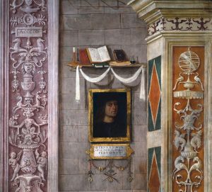 Pinturicchio's self-portrait in the Annunciation