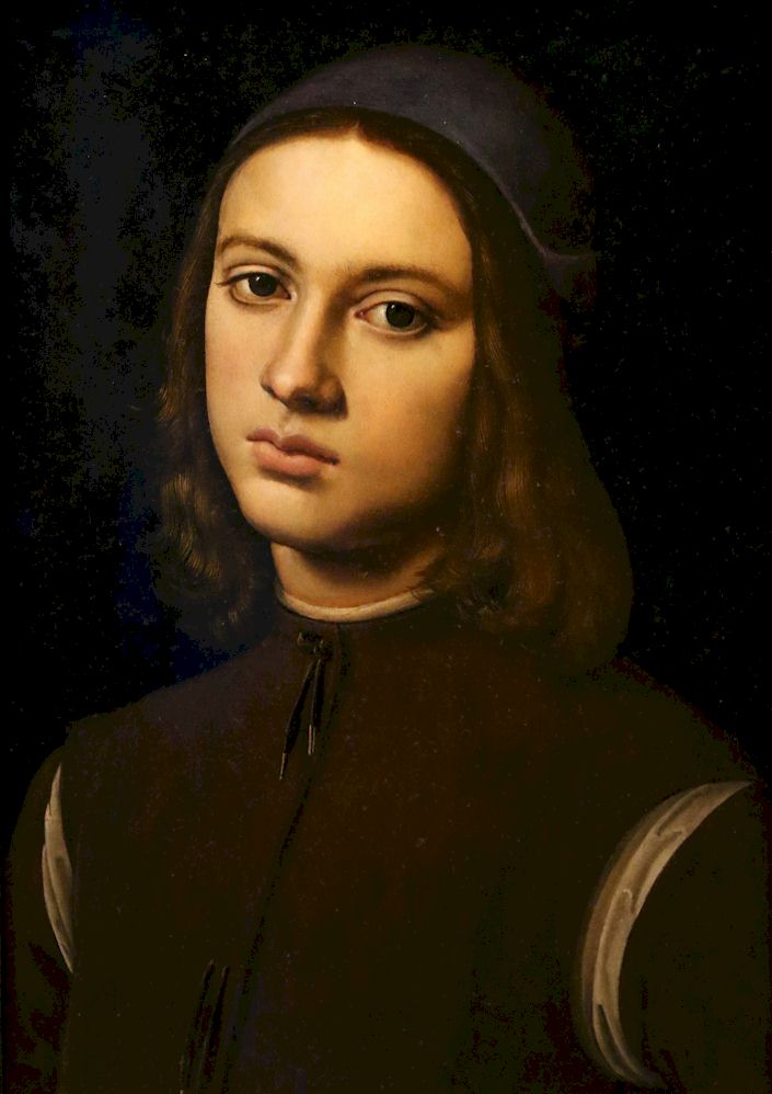 Perugino - Portait of a young man