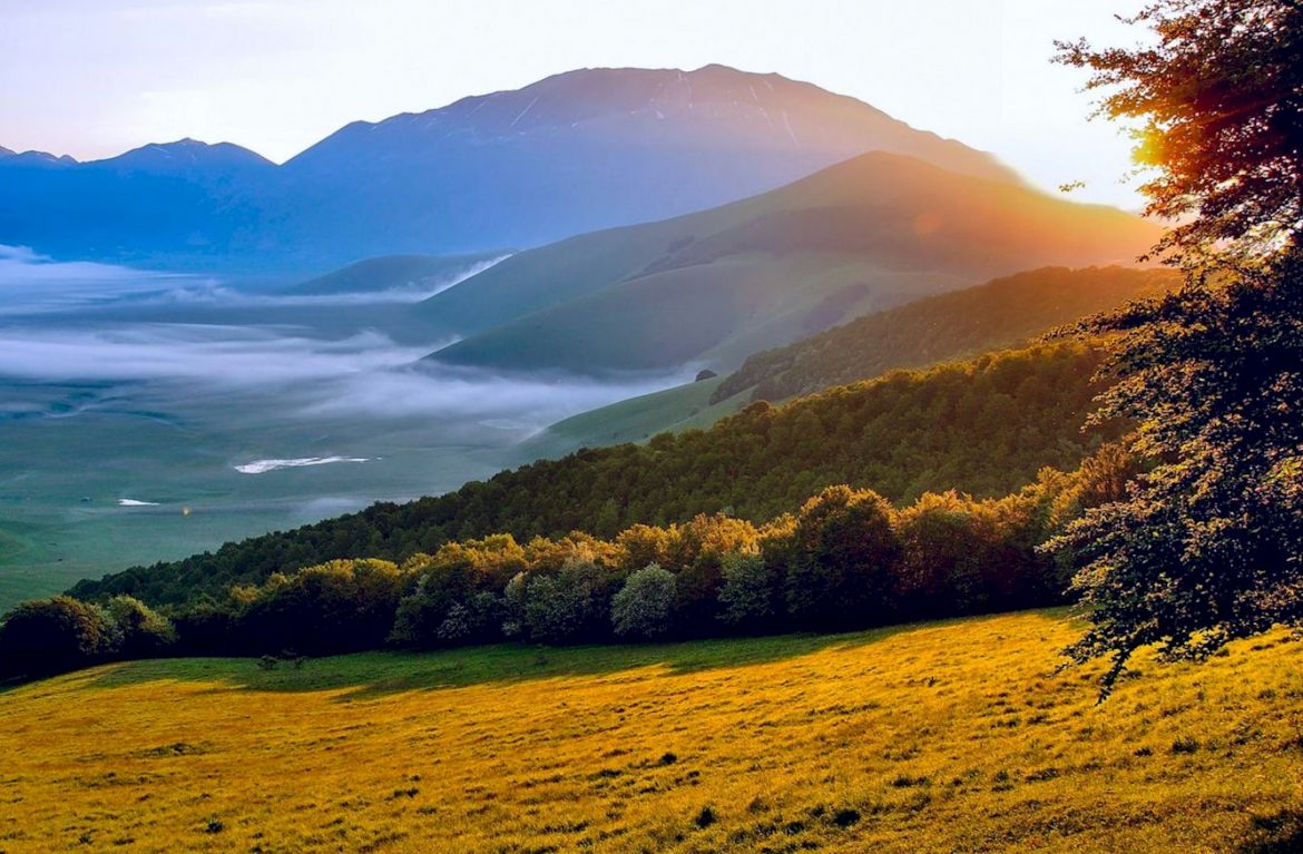 Sibylline Mountains (Monti Sibillini) in Umbria