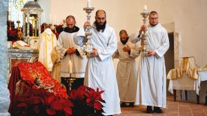 Mass in the Basilica of St. Benedict in Norcia